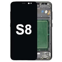 OLED & Frame Assembly for Samsung Galaxy S8 (Midnight Black) [Premium]