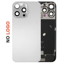 Complete Back Glass Assembly for Apple iPhone 16 Pro Max (White Titanium) [Premium]