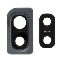 Glass Camera Lens & Bezel Bracket for Samsung Galaxy A10e (Blue)