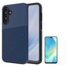 Axessorize PROTech Plus Case & Tempered Glass Screen Protector for Samsung Galaxy A16 & A16 5G (Astral Blue)