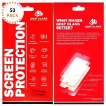 GRIP Tempered Glass Screen Protector for Apple iPhone 12 Mini (50 Pack)