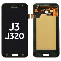 OLED Assembly for Samsung Galaxy J3 (2016) (Black) [OEM Service Pack]