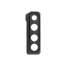 Glass Camera Lens & Bezel Bracket for Samsung Galaxy A9 (2018) (Caviar Black)