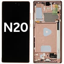 OLED & Frame Assembly for Samsung Galaxy Note 20 (Mystic Bronze) [OEM Service Pack]