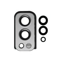 Glass Camera Lenses & Bezel Bracket for OnePlus Nord 2 5G (Gray Sierra)