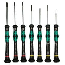 Wera 2035 & 2050 Micro Phillips & Flat Head Screwdriver Set
