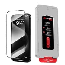 GRIP Ultra Tempered Glass Screen Protector for Apple iPhone 15 Pro (50 Pack)