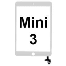 Digitizer for Apple iPad Mini 3 (White) [Evolve]