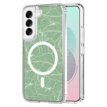 AMPD HD Print Magnet Case for Samsung Galaxy S25 (Palm Leaves)