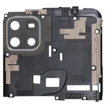 Top Bracket & Camera Lens for Motorola One 5G Ace & Moto G 5G (Frosted Silver)