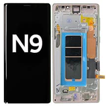 OLED & Frame Assembly for Samsung Galaxy Note 9 (Alpine White) [Aftermarket]