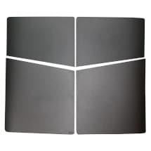 Faceplate Set for Sony PlayStation 5 Slim (Digital Edition) (Black)