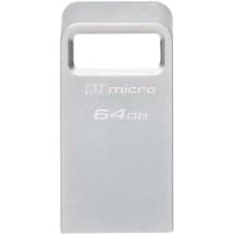 Kingston DataTraveler Micro Metal Flash Drive (64GB)