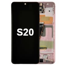 OLED & Frame Assembly for Samsung Galaxy S20 (Cloud Pink) [Aftermarket]