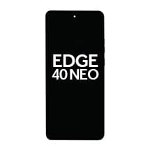 OLED & Frame Assembly for Motorola Edge 40 Neo (Black) [Premium]