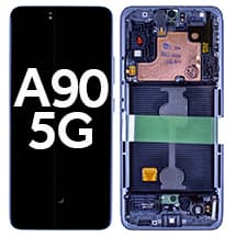 OLED & Frame Assembly for Samsung Galaxy A90 5G (Black) [OEM Service Pack]