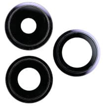 Glass Camera Lenses & Bezel Set for Apple iPhone 14 Pro & 14 Pro Max (Deep Purple) [Aftermarket]