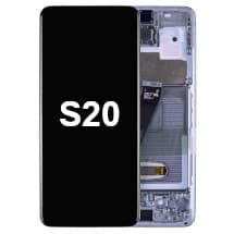 OLED & Frame Assembly for Samsung Galaxy S20 (Cloud White) [OEM Service Pack]