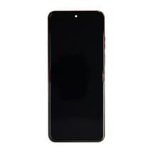 Inner OLED & Frame Assembly for Motorola RAZR+ (2023) & 40 Ultra (Viva Magenta) [Genuine OEM]
