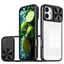 CLICK Flex Shield Case for Apple iPhone 16 Plus (Black)