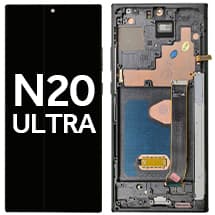 OLED & Frame Assembly for Samsung Galaxy Note 20 Ultra (Mystic Black) [Premium]