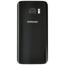 Back Glass & Camera Lens for Samsung Galaxy S7 (Black Onyx) [OEM Service Pack]