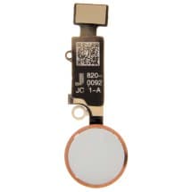 JC Home Button for Apple iPhone 7 to 8 Plus (V6, No Bluetooth or Jumper, White & Rose Gold)
