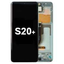 OLED & Frame Assembly for Samsung Galaxy S20+ (Cloud Blue) [OEM Service Pack]