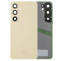 Back Glass & Camera Lenses for Samsung Galaxy S24 (Amber Yellow) [OEM Service Pack]