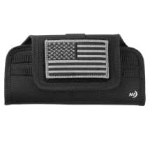Nite Ize Horizontal XXL Clip Case Pouch (Black & US Flag)