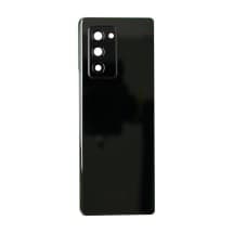 Back Glass & Camera Lens for Samsung Galaxy Z Fold2 (Mystic Black) [OEM Service Pack]