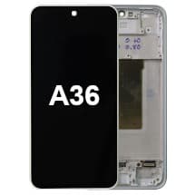 OLED & Frame Assembly for Samsung Galaxy A36 (White) [Premium]