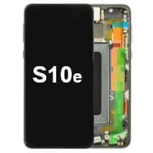 OLED & Frame Assembly for Samsung Galaxy S10e (Prism Black) [OEM Service Pack]