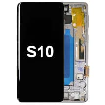 OLED & Frame Assembly for Samsung Galaxy S10 (Prism Black) [Aftermarket]