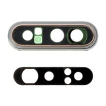 Glass Camera Lens & Bezel Bracket for Samsung Galaxy A80 (Ghost White)