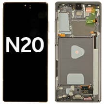 OLED & Frame Assembly for Samsung Galaxy Note 20 (Mystic Gray) [Aftermarket]