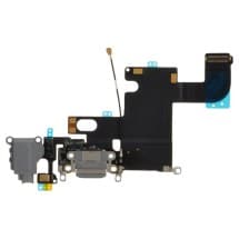Charge Port & Headphone Jack Flex for Apple iPhone 6 (Space Gray) [Aftermarket]
