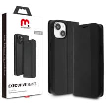 MYBAT Pro Executive Wallet Case for Apple iPhone 15 Plus (Black)