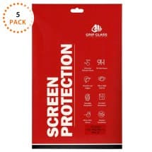 GRIP Tempered Glass Screen Protector for Apple iPad Mini 4 & 5 (5 Pack)