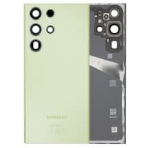 Back Glass & Camera Lenses for Samsung Galaxy S23 Ultra (Lime) [OEM Service Pack]