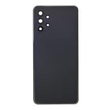 Back Plastic & Camera Lenses for Samsung Galaxy A32 5G (Awesome Black) [Aftermarket]