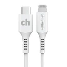 Cellhelmet 6ft Round Lightning to USB C Cable