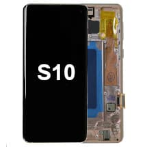 OLED & Frame Assembly for Samsung Galaxy S10 (Flamingo Pink) [Aftermarket]