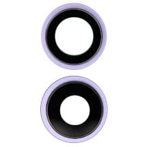Glass Camera Lenses & Bezel Set for Apple iPhone 12 & 12 Mini (Purple) [Aftermarket]