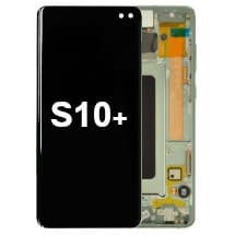 OLED & Frame Assembly for Samsung Galaxy S10+ (Prism Green) [OEM Service Pack]