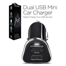 HyperGear 3.4A High-Power Dual Port Car Charger (Black)