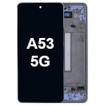 OLED & Frame Assembly for Samsung Galaxy A53 5G (Awesome Blue) [Aftermarket]