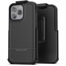 Encased Rebel Case for Apple iPhone 14 Pro (Black)