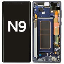 OLED & Frame Assembly for Samsung Galaxy Note 9 (Ocean Blue) [OEM Service Pack]