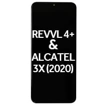 LCD & Frame Assembly for T-Mobile REVVL 4+ & Alcatel 3x (2020) [Premium]